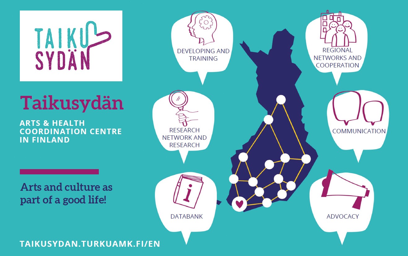 Taikusydän leaflet in English.