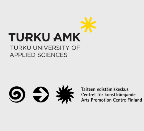 Turun ammattikorkeakoulun ja Taiteen edistämiskeskuksen logot.